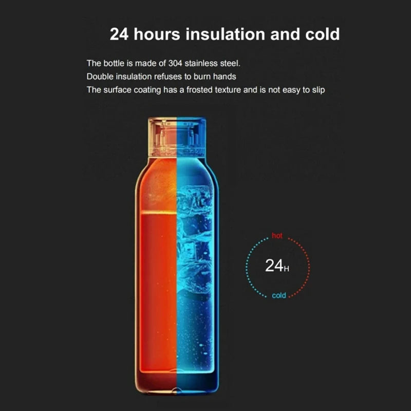 Prima Water Bottle Bluetooth Smart Water Bottle Drinking Reminder Temperature Display Water Consumption Record Warm and Cold Insulation Bottle